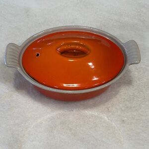 Le Creuset cast iron pan